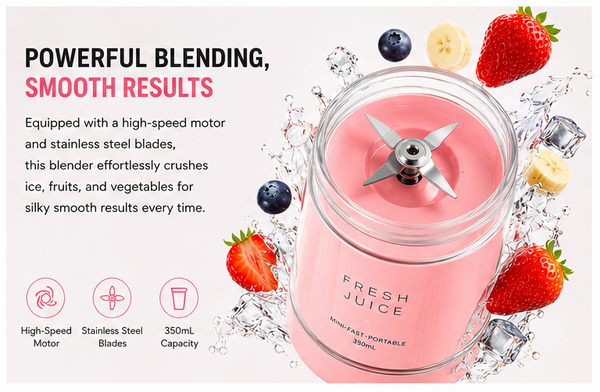 6-in-1 Portable Blender Bottle